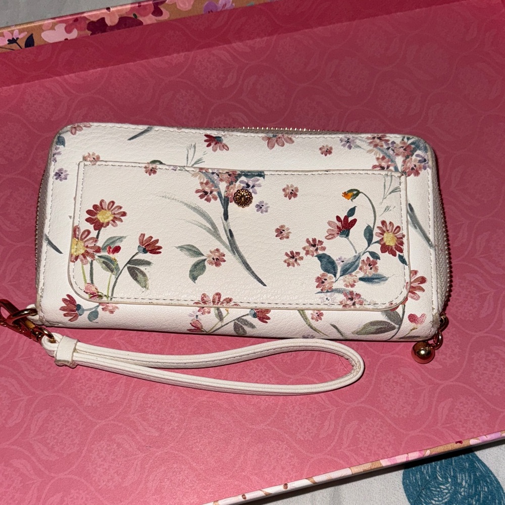 Floral White Women's Wallet